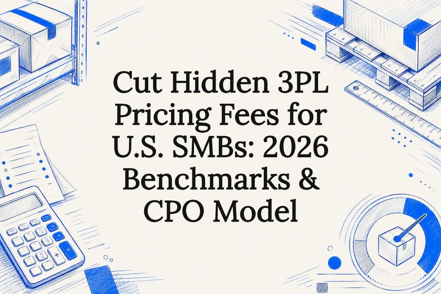 Cut Hidden 3PL Pricing Fees for U.S. SMBs: 2026 Benchmarks & CPO Model