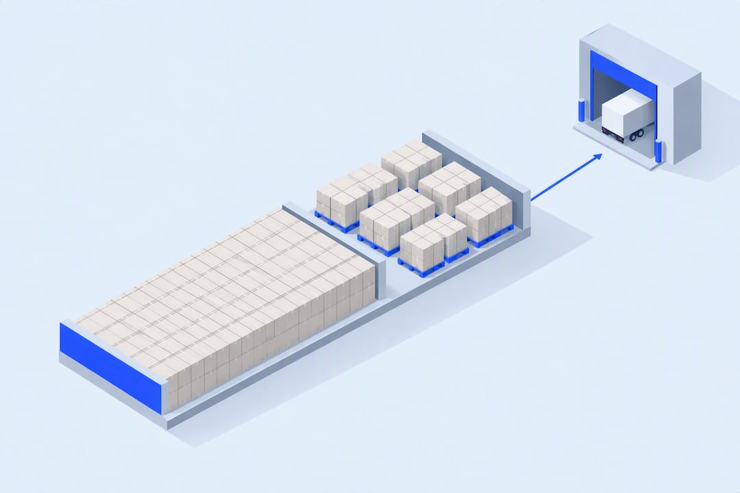 Isometric comparison of cargo loading methods