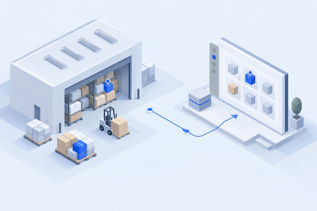 Geometric illustration of matched inventory records